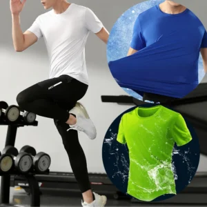 mens mens t shirts loose male muscle runing good stretchy high quality short sleeve simple slim fit soft solid
